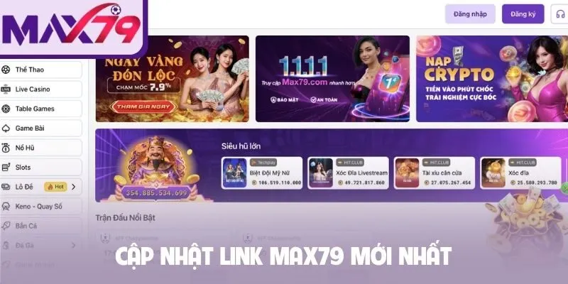 Cập nhật link MAX79 mới nhất