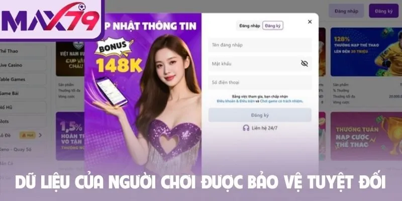 Dữ liệu cá cược của người chơi được bảo vệ tuyệt đối